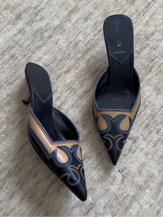 Miu Miu Shoes - Vintage Miu Miu western heels